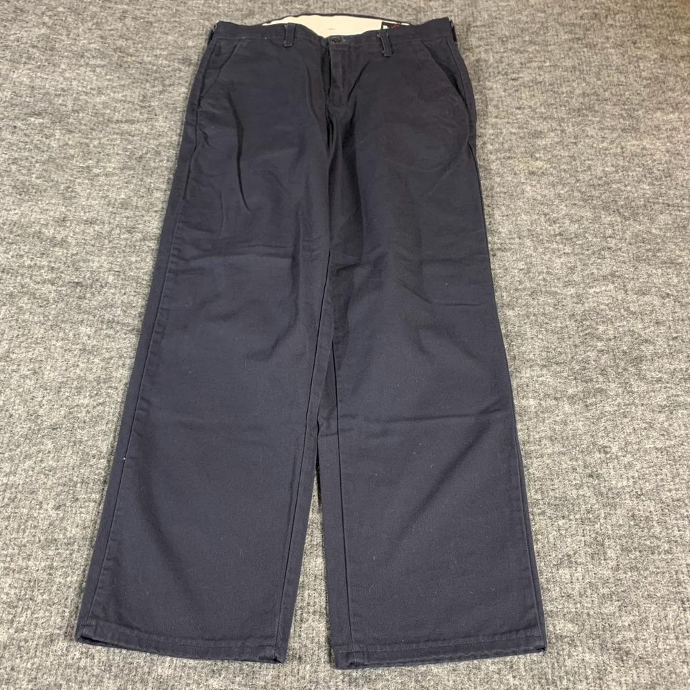 VTG Bulwark FR Pants Mens 33x31 Blue Flame Resistant Work Carpenter Utility‎ 90s